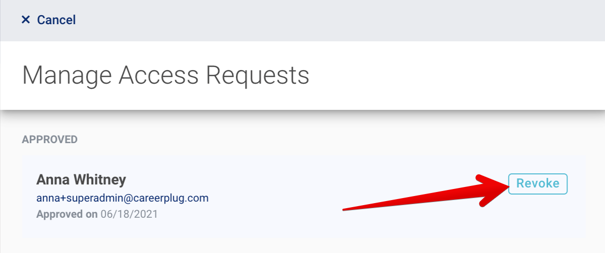Access requests - Ensures That The Person Requesting Access